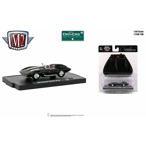 M2 Machines Auto-Drivers 1:64 R106 1959 Chevrolet Corvette Xp-86