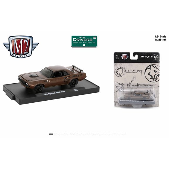 M2 Machines Auto-Drivers 1:64 R107 1971 Plymouth Hemi Cuda