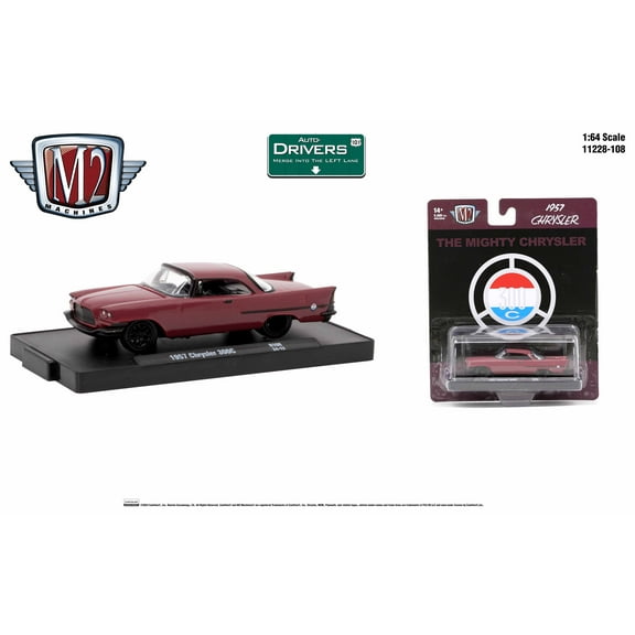 M2 Machines Auto-Drivers 1:64 R108 1957 Chrysler 300C