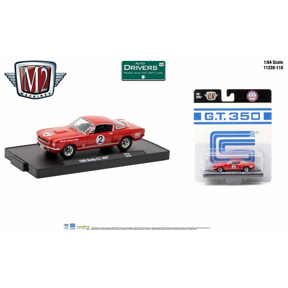 M2 Machines Auto-Drivers 1:64 R110 1966 Shelby Gt 350