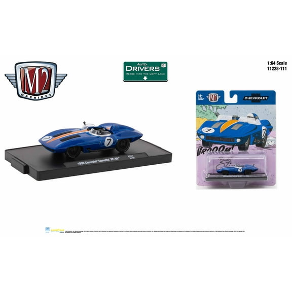 M2 Machines Auto-Drivers 1:64 R111 1959 Chevrolet Corvette Xp-86