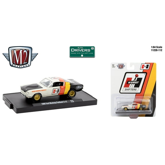 M2 Machines Auto-Drivers 1:64 R112 1966 Ford Mustang Fastback 2+2