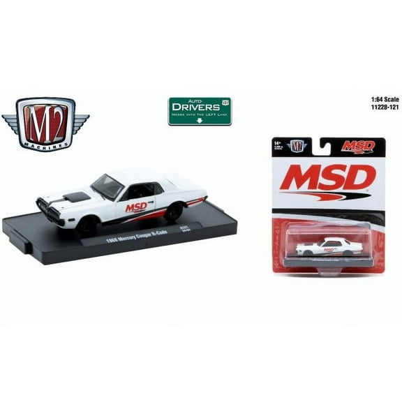 M2 Machines Auto-Drivers 1:64 R121 1968 Mercury Cougar R-Code