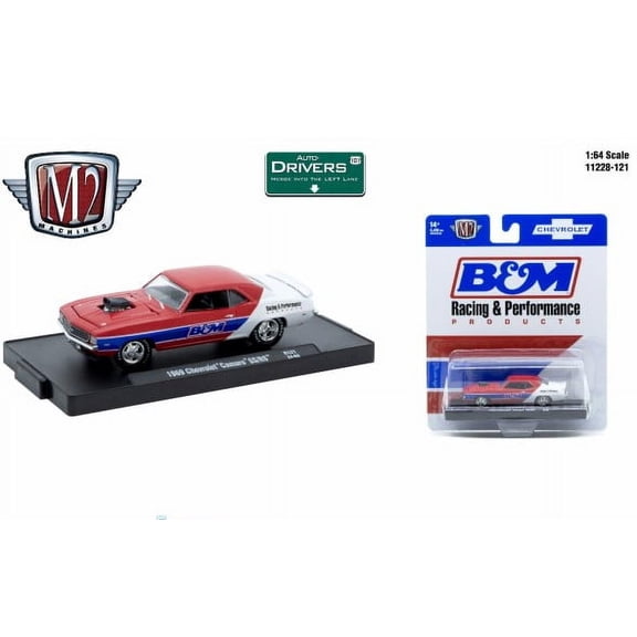 M2 Machines Auto-Drivers 1:64 R121 1969 Chevrolet Camaro Ss/Rs