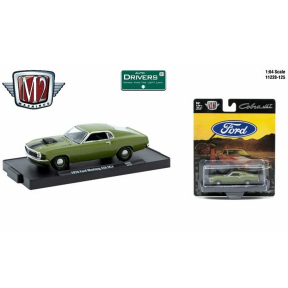 M2 Machines Auto-Drivers 1:64 R125 1970 Ford Mustang 428 Scj