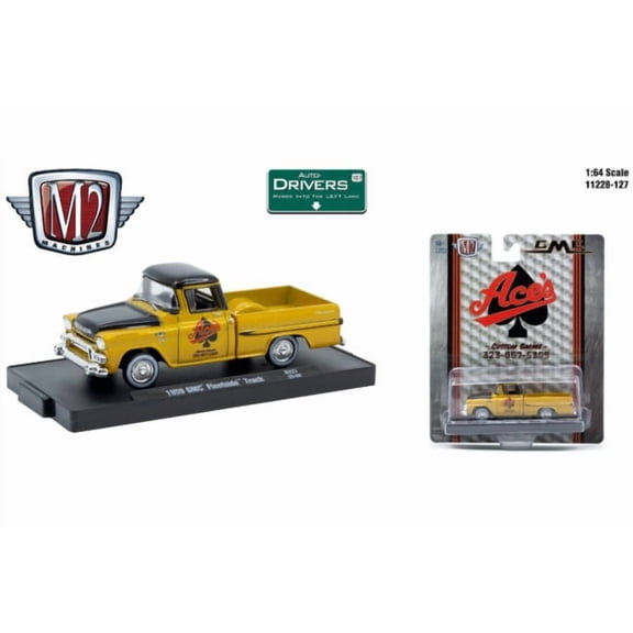 M2 Machines Auto-Drivers 1:64 R127 1959 Gmc Fleetside Truck