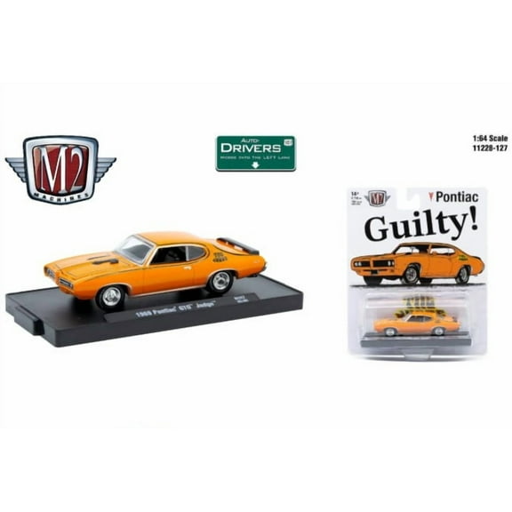 M2 Machines Auto-Drivers 1:64 R127 1969 Pontiac Gto Judge