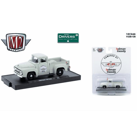 M2 Machines Auto-Drivers 1:64 R129 1956 Ford F100 Truck