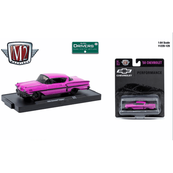 M2 Machines Auto-Drivers 1:64 R129 1958 Chevrolet Impala