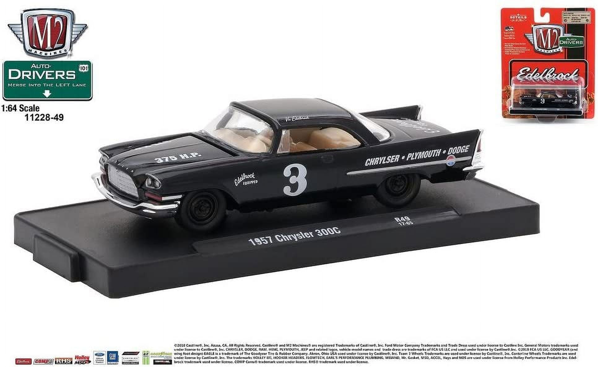 1/64 ノレブ クライスラー 300C M2 Machines Auto-Drivers 1:64 R49 1957 Chrysler 300C