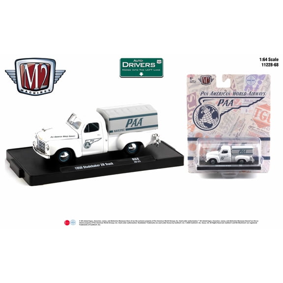 M2 Machines Auto-Drivers 1:64 R68 1950 Studebaker 2R Truck Paa