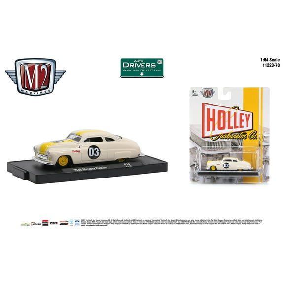 M2 Machines Auto-Drivers 1:64 R78 1949 Mercury Cougar Holley