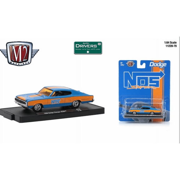 M2 Machines Auto-Drivers 1:64 R79 1966 Dodge Charger Hemi