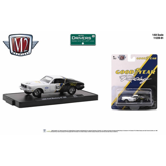 M2 Machines Auto-Drivers 1:64 R81 1968 Ford Mustang Gt 390