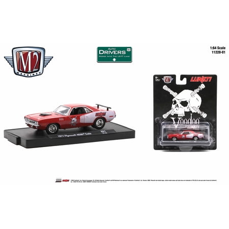 M2 Machines Auto-Drivers 1:64 R81 1971 Plymouth Hemi Cuda