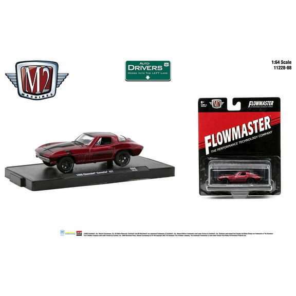 M2 Machines Auto-Drivers 1:64 R88 1966 Chevrolet Corvette 427