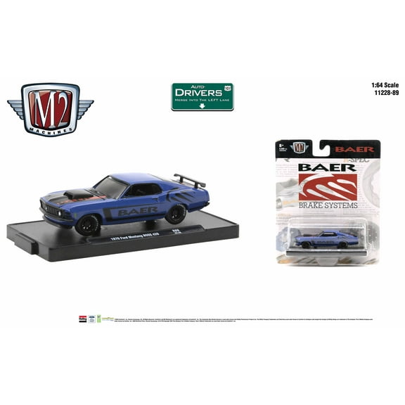 M2 Machines Auto-Drivers 1:64 R89 1970 Ford Mustang Boss 429