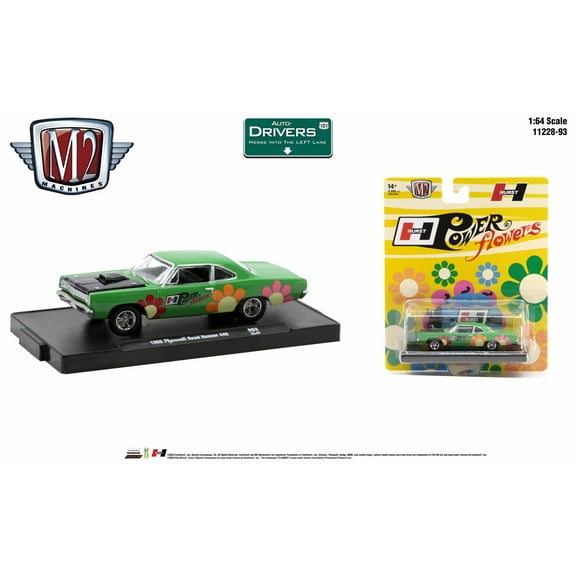 M2 Machines Auto-Drivers 1:64 R93 1969 Plymouth Road Runner 440