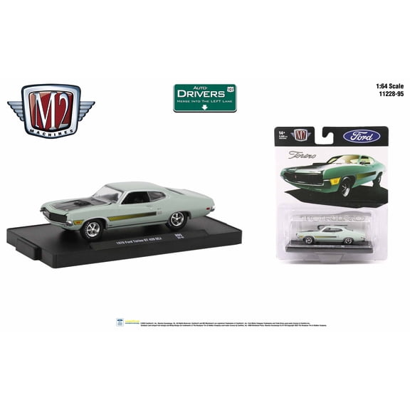 M2 Machines Auto-Drivers 1:64 R95 1970 Ford Torino Gt 429 Scj