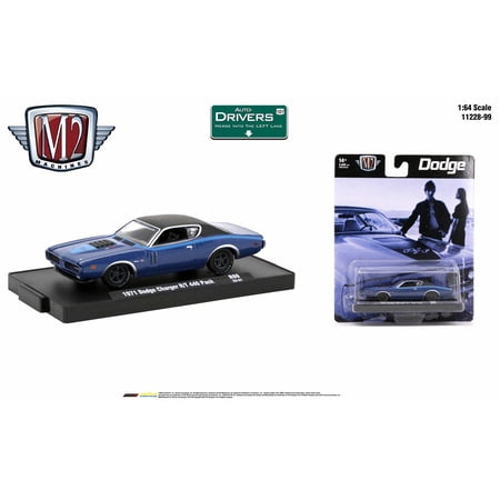 M2 Machines Auto-Drivers 1:64 R99 1971 Dodge Charger R/T 440 Pack