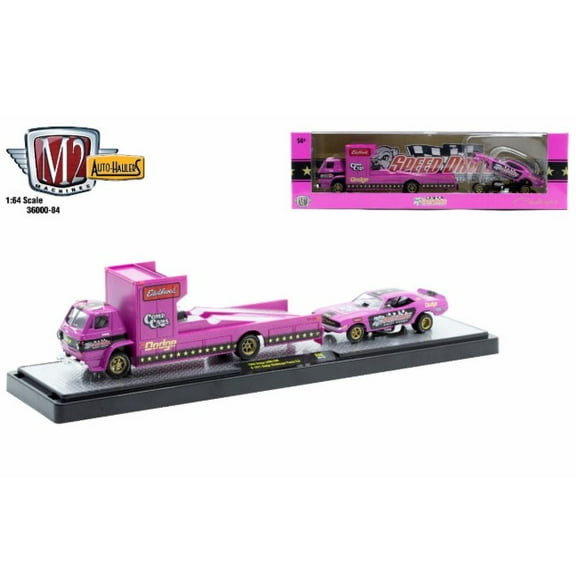 M2 Machines Auto Hauler 86 1966 Dodge L600 Coe 71 Dodge Challenger