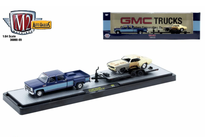 M2 Machines Auto Hauler 89 1973 Gmc Sierra 3500 And 1969 Chevy