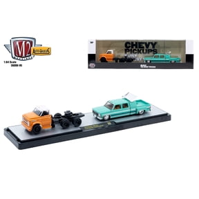M2 Machines Auto Hauler 96 1970 Chevrolet C60 Truck 1974 Chevy Cheyenne Super