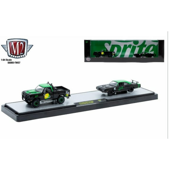M2 Machines Auto Hauler Tw37 1974 Dodge W200 1970 Dodge Super Bee Sprite
