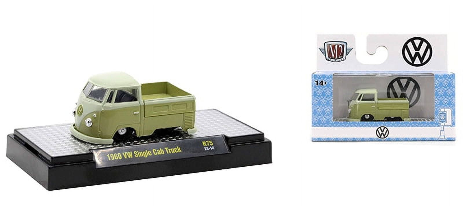 ミニカー M2 Machines 1960 Volkswagen Type2 Pickup 1960 Volkswagen Double Cab Pickup Diecast Model Kit | M2