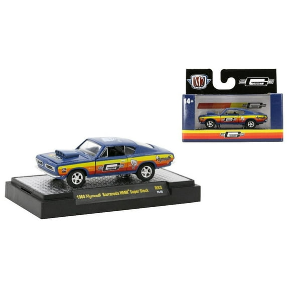 M2 Machines Auto-Thentics Release 83 - 1968 Plymouth Barracuda HEMI Super Stock