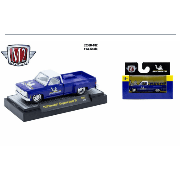 M2 Machines Autothentics Rel 102 1:64 1973 Chevrolet Cheyenne Super 30