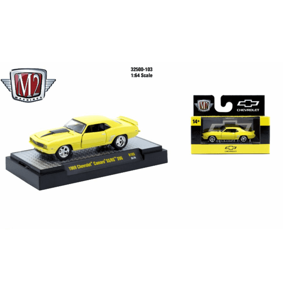 M2 Machines Autothentics Rel 103 1:64 1969 Chevrolet Camaro Ss/Rs 396