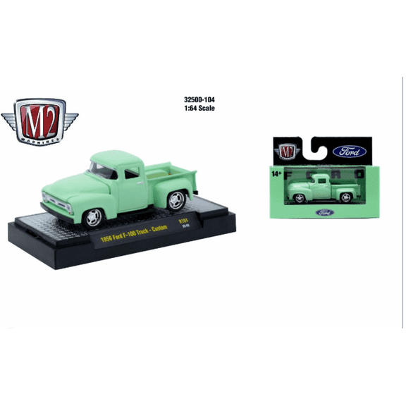 M2 Machines Autothentics Rel 104 1:64 1956 Ford F-100 Truck Custom
