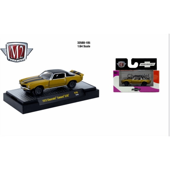 M2 Machines Autothentics Rel 105 1:64 1972 Chevrolet Camaro Z28