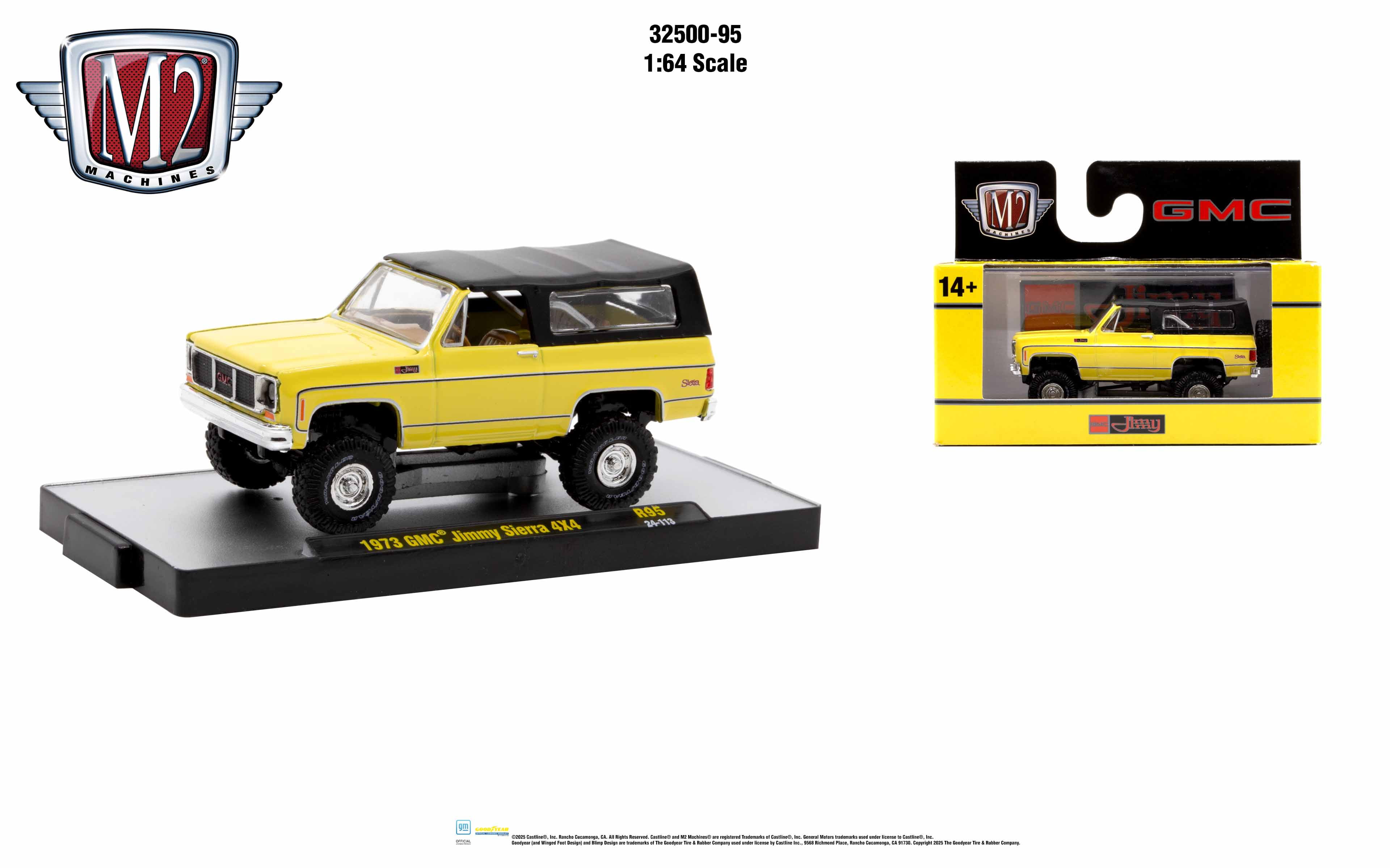 M2マシーン GMC Sierra 1996 ミニカー 2024 M2 MACHINES 1:64 *GMC TRUCKS* 1973 & 1976 Sierra 3500