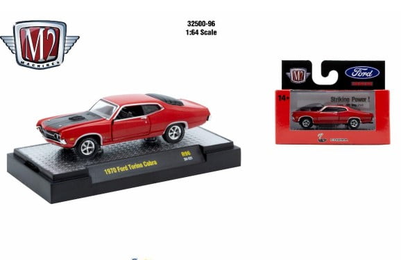 M2 Machines Autothentics Rel 96 1:64 1970 Ford Torino Cobra