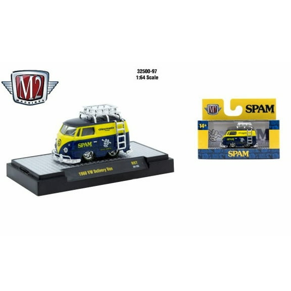 M2 Machines Autothentics Rel 97 1:64 1960 Vw Delivery Van