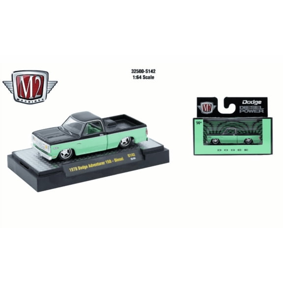 M2 Machines Autothentics Rel S142 1:64 1978 Dodge Adventurer 150 Diesel