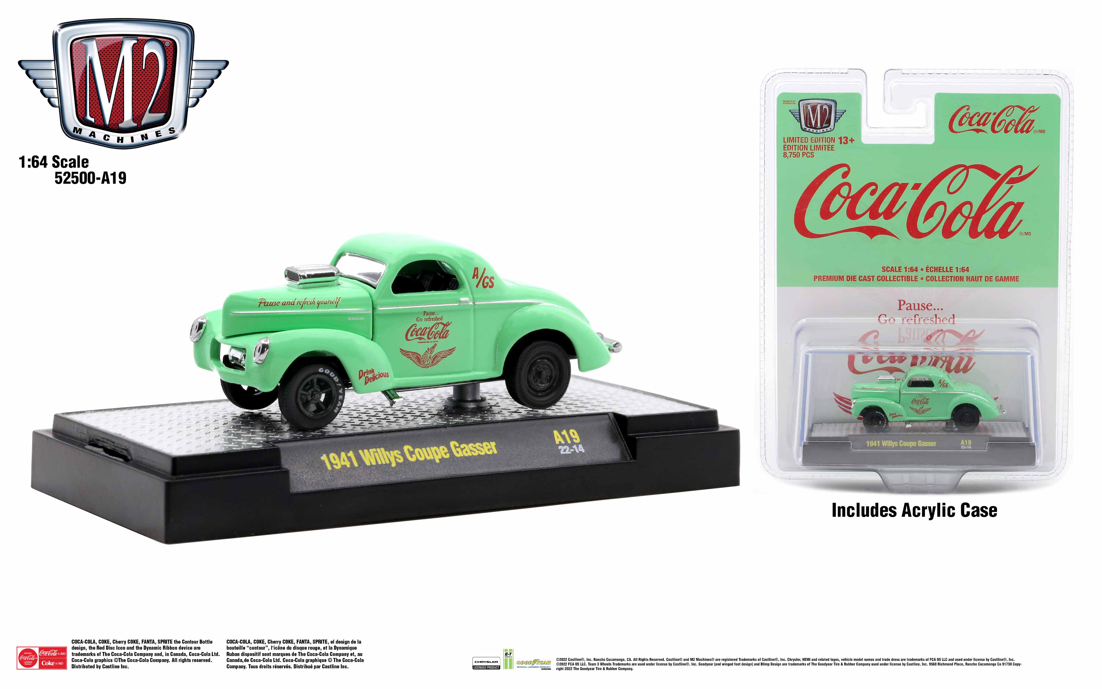HTI TZ Street Machines - Tubetto Da 21 Macchinine Pressofuse Teamsterz, 7,6 Cm, Colori E Stili Vari, Regalo Per Bambini Dai 3 Anni