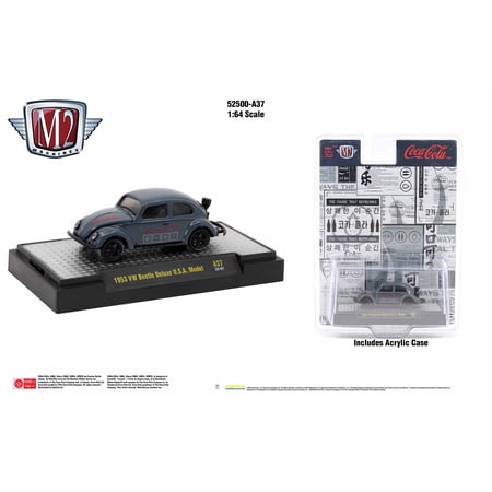 M2 Machines Coca-Cola Release A37 1953 Vw Beetle Deluxe Usa Model
