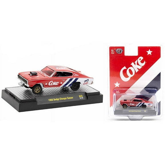 M2 Machines Coca-Cola Release A43 - 1966 Dodge Charger Gasser