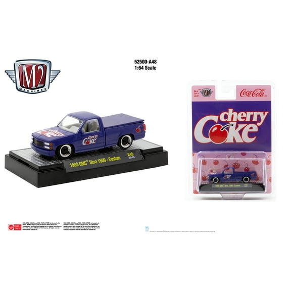 M2 Machines Coca-Cola Release A48 1988 Gmc Sierra 150 Custom