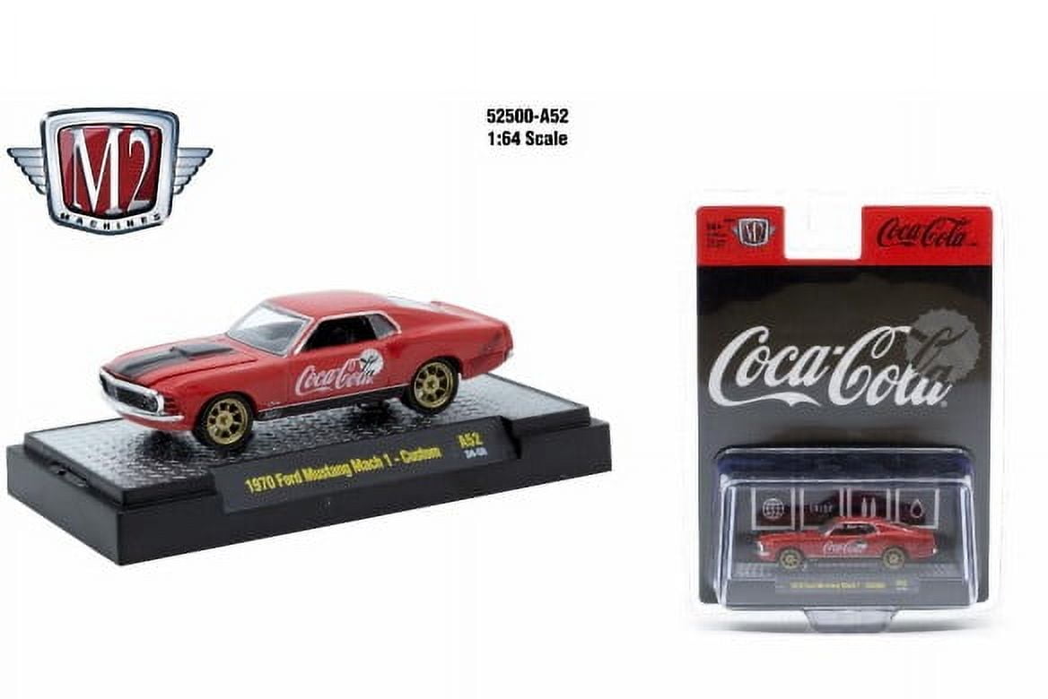 M2 Machines Coca-Cola Release A52 1970 Ford Mustang Mach 1 Custom