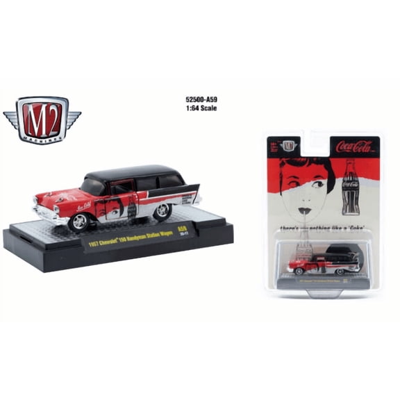 M2 Machines Coca-Cola Release A59 1957 Chevrolet 150 Handyman Station
