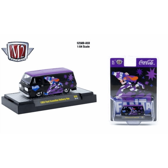 M2 Machines Coca-Cola Release A59 1963 Ford Econoline Delivery Van