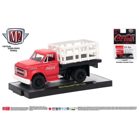 M2 Machines Coca-Cola Release Hobby Rw01 1970 Chevrolet C60 Truck