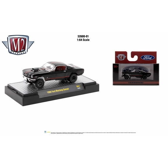 M2 Machines 1:64 Detroit Muscle Release 81 1966 Ford Mustang Gasser