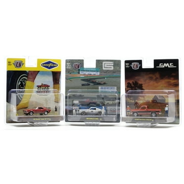 M2 Machines Diorama Auto-Figs Diecast Toy Cars & Truck (Vehicle and Figurines, Styles May Vary)