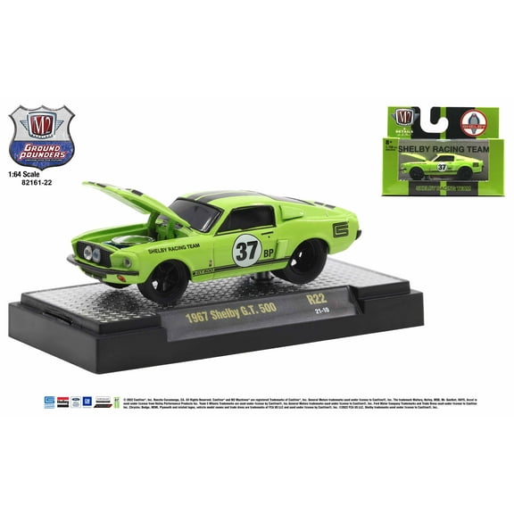 M2 Machines Ground Pounder R22 1967 Shelby Gt500