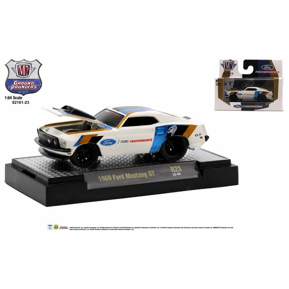 M2 Machines Ground Pounder R23 1969 Ford Mustang